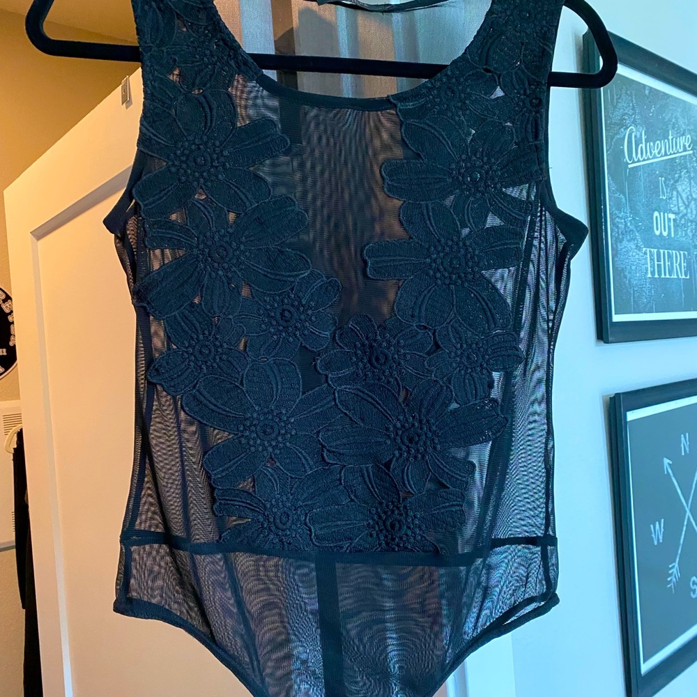 Sheer/Lace Bodysuit